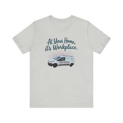 Advanced Mobile Detailing, At Your Home or Workplace Tee, Unisex Jersey T-Shirt Gift, Comfy Graphic Tee, Workwear Apparel, Casual Daily Wear