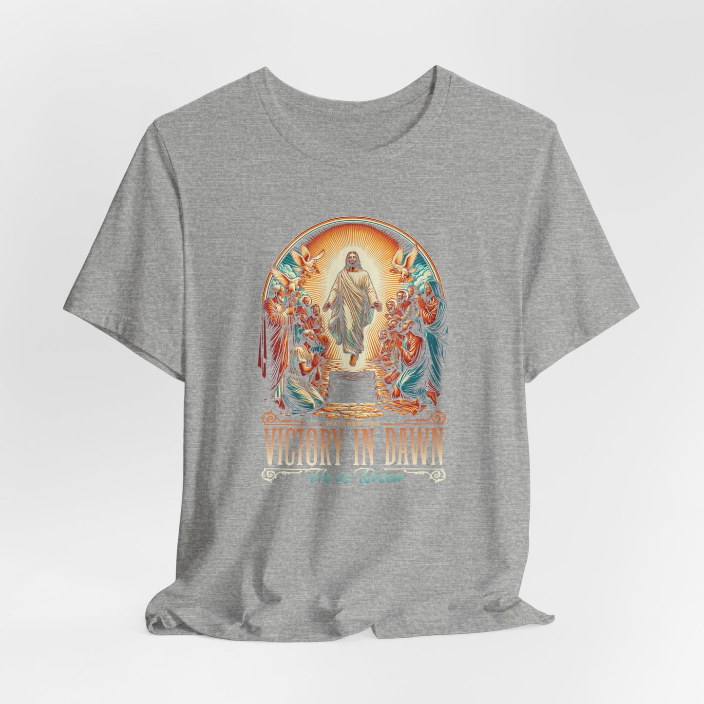 Victory in Dawn Christian T-Shirt — Resurrection Easter Tee