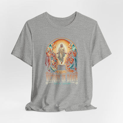 Victory in Dawn Christian T-Shirt — Resurrection Easter Tee