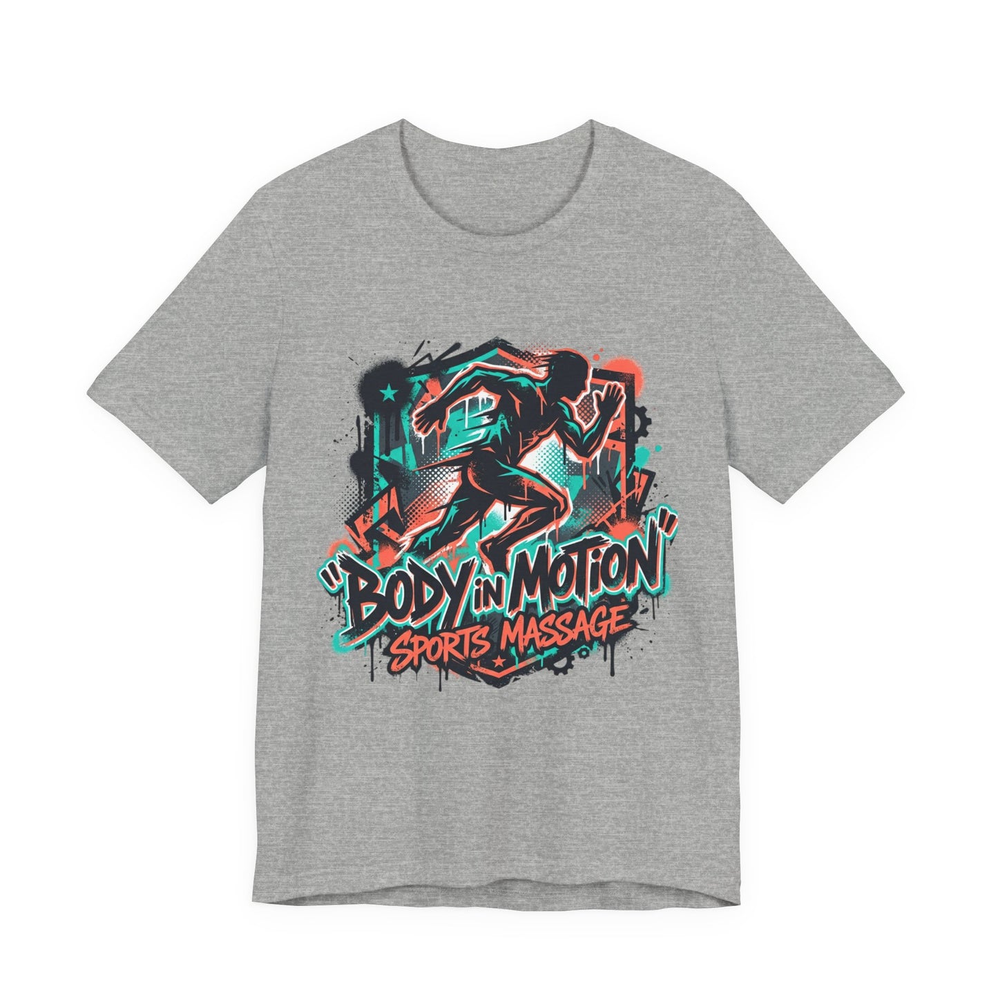 Sports Massage T-Shirt — Athletic Runner Graphic Tee