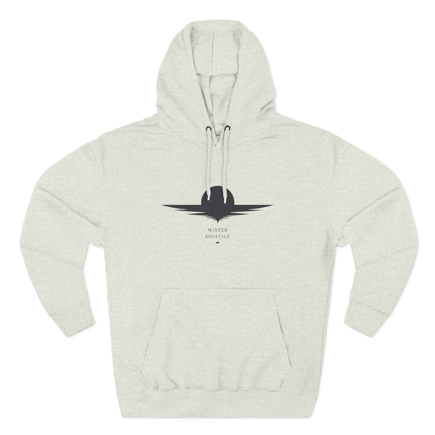 Minimal Sunset Hoodie — Quiet Night Graphic Hoodie