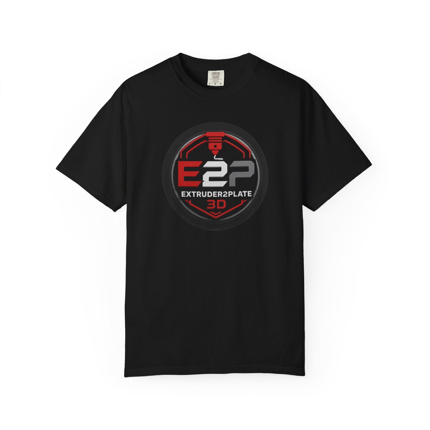 Extruder2Plate E2P Logo Tee (3D Printing Enthusiast Shirt)