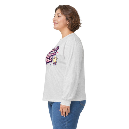 Ghoul's Night Out Long Sleeve Tee — Cute Halloween Ghost Graphic Shirt