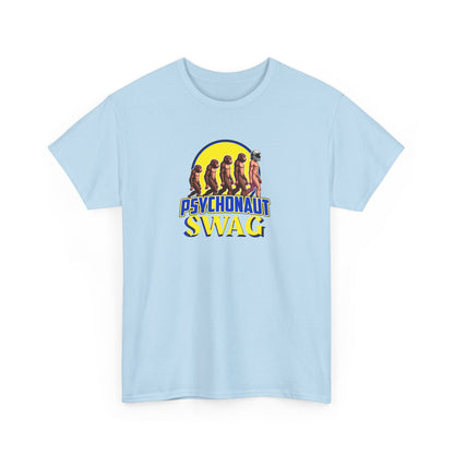 Psychonaut swag small biz, Heavy Cotton Tee, Cool Graphic T-Shirt, Streetwear Top, Gift for Psychonauts, Fun Casual Wear