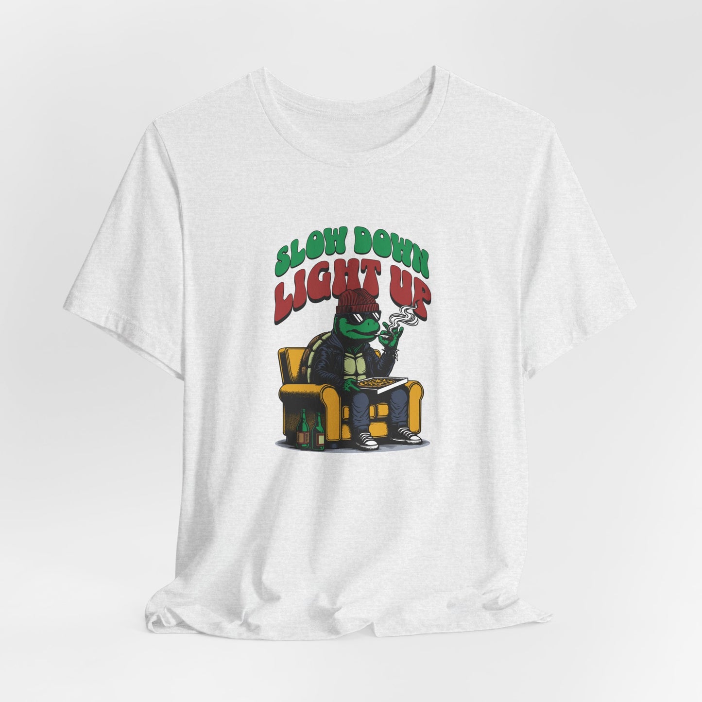 Slow Turtle, Unisex Jersey Short Sleeve Tee