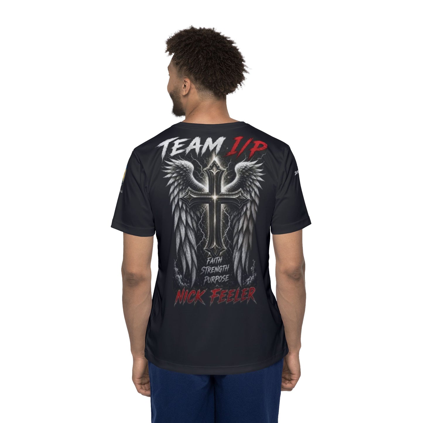 Nick Feeler Signature Series MMA Walk-Out Tee — Men's Sports Jersey (AOP)