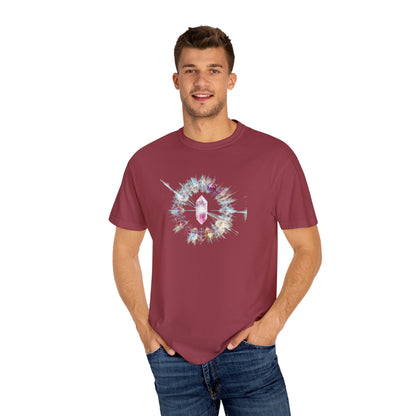 Crystal Energy Unisex T-shirt - Healing Magic Design - Psychonaut Swag