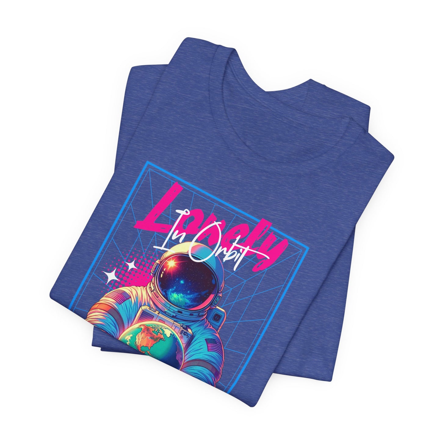 Astronaut Explorer Tee — "Lonely in Orbit" Space Graphic T-Shirt