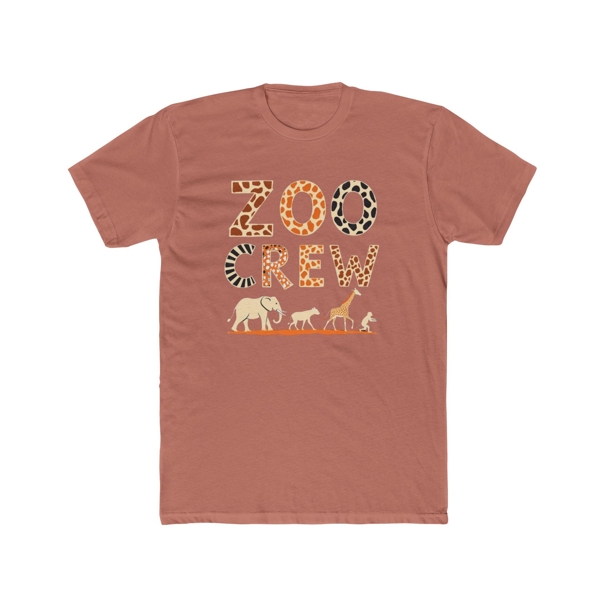 Zoo Crew Unisex Cotton Crew Tee, Animal Shirt, Wildlife Apparel, Zoo Membership Gift, Family Outing Tee, Fun Educational Outfits - Psychonaut Swag