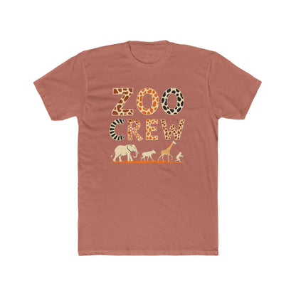 Zoo Crew Unisex Cotton Crew Tee, Animal Shirt, Wildlife Apparel, Zoo Membership Gift, Family Outing Tee, Fun Educational Outfits - Psychonaut Swag