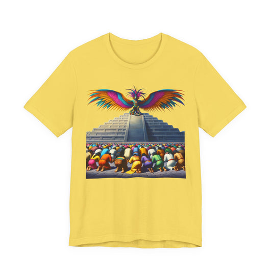 Feathered Serpent, Unisex Jersey Short Sleeve Tee - Psychonaut Swag