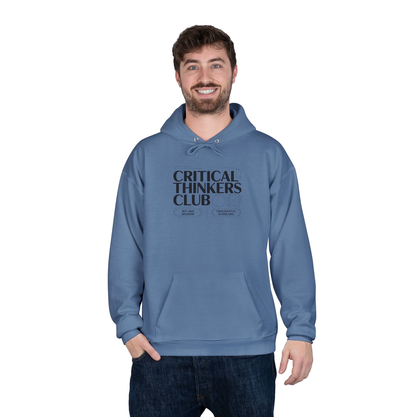 Critical Thinkers Club Hoodie — Graphic Pullover for Students & Intellectuals
