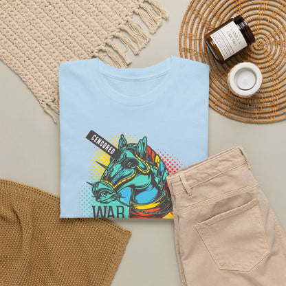War Unicorn T-Shirt — Retro Neon Unicorn Graphic Tee