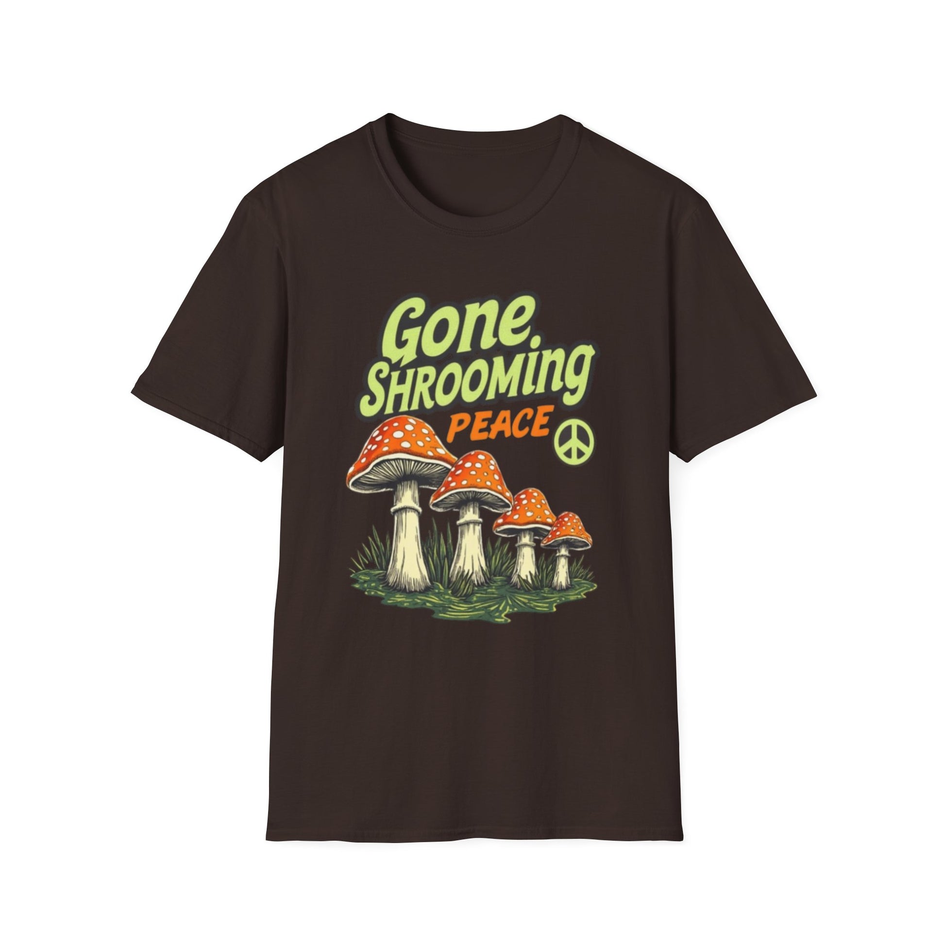 Gone Shrooming Unisex T-Shirt - Funny Mushroom Tee for Nature Lovers, Gift for Hikers, Campers, and Outdoor Enthusiasts - Psychonaut Swag
