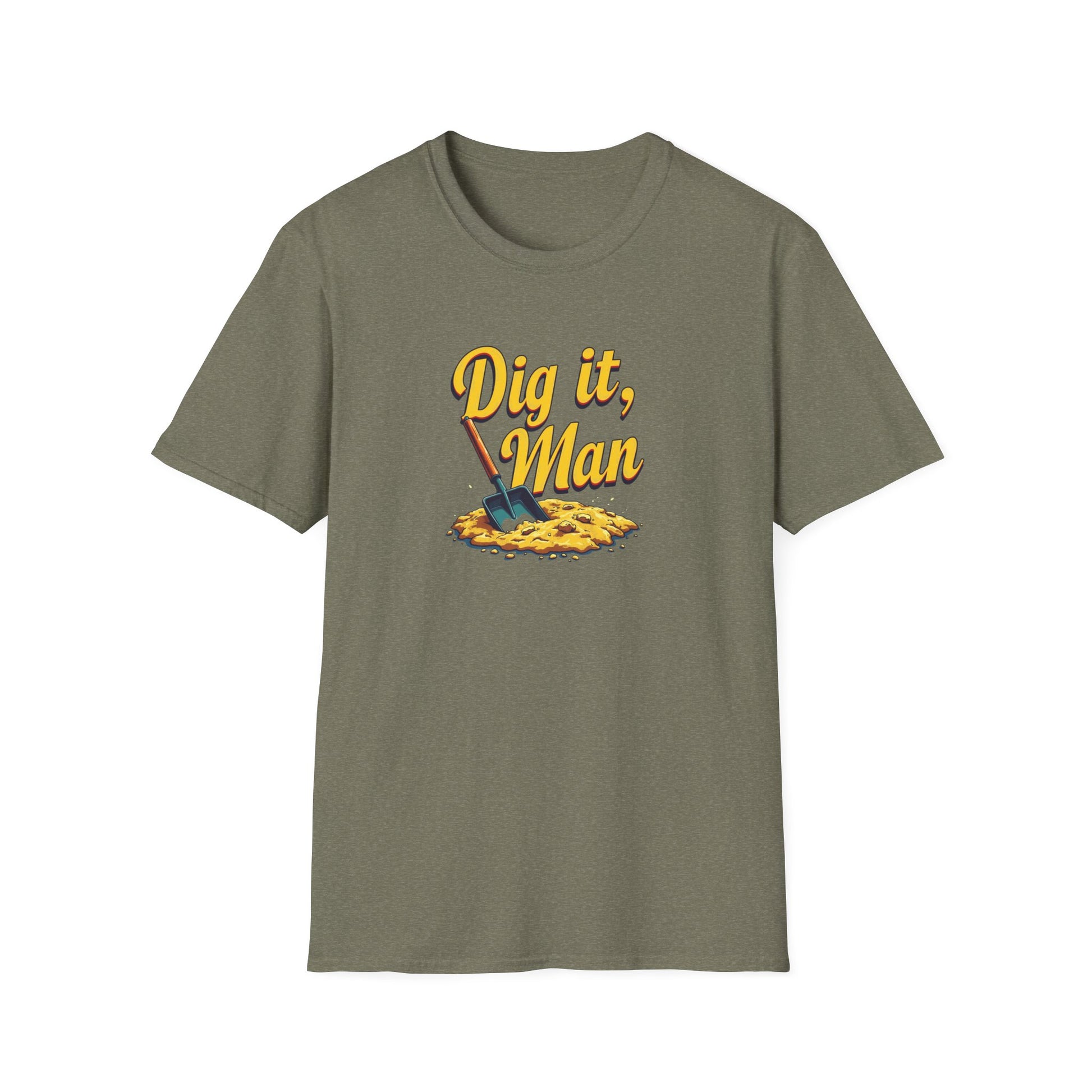 Dig it, Man, Fun Casual Tee for Beer Lovers, Gardeners, Gift for Father’s Day, Birthday, Humor Apparel, [...] - Psychonaut Swag
