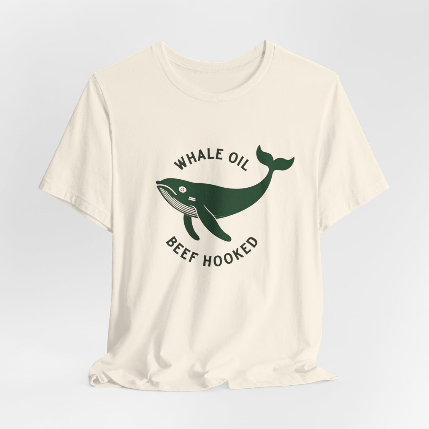 Whale Oil Beef Hooked, Unisex Jersey Short Sleeve Tee