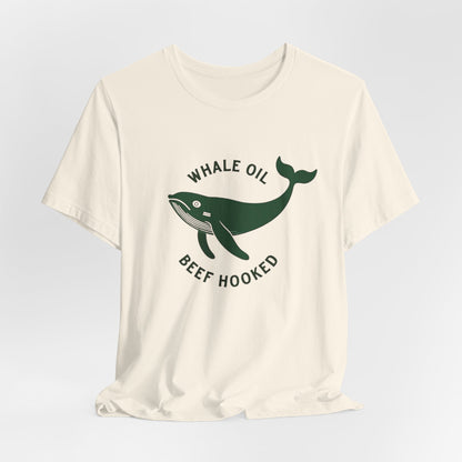 Whale Oil Beef Hooked, Unisex Jersey Short Sleeve Tee