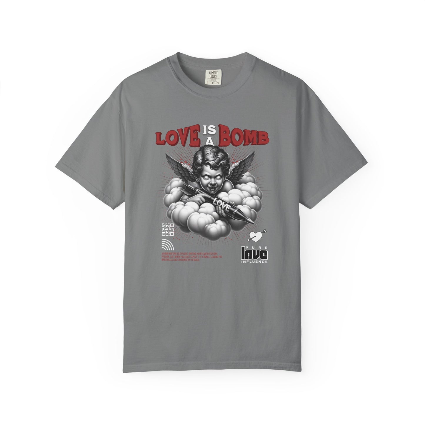 Love Is a Bomb T-Shirt — Vintage Cherub Graphic Tee