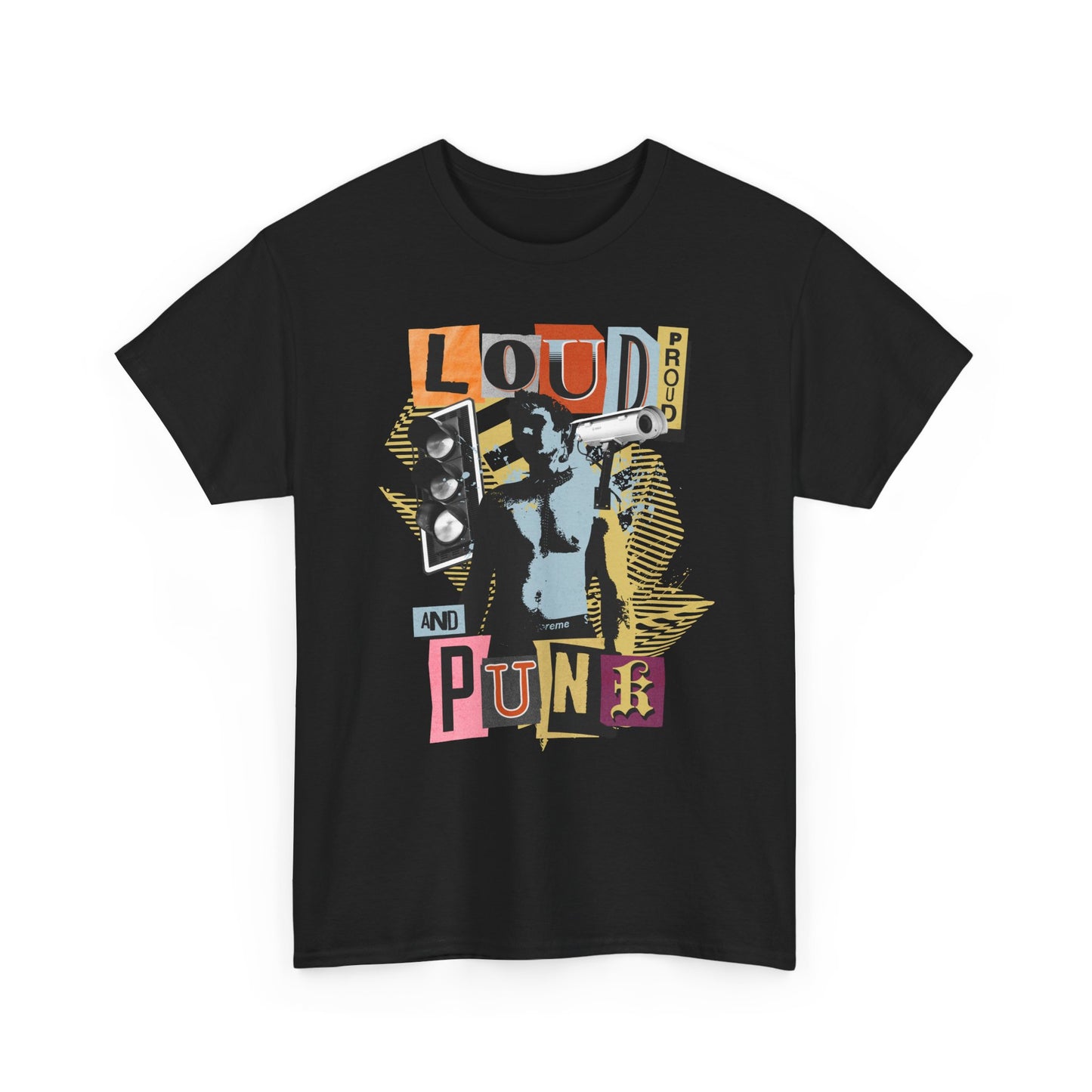 Punk Rock 'Loud' Graphic Tee — Vintage Concert Band Shirt