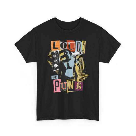 Punk Rock 'Loud' Graphic Tee — Vintage Concert Band Shirt