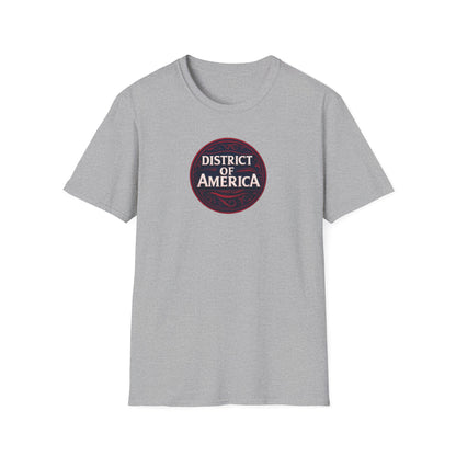 District of America, Washington DA, Unisex Softstyle T-Shirt - Psychonaut Swag