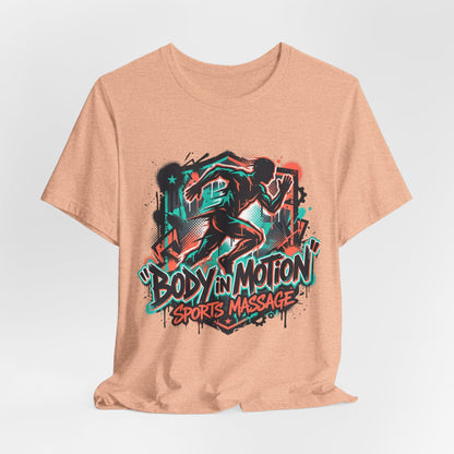 Sports Massage T-Shirt — Athletic Runner Graphic Tee