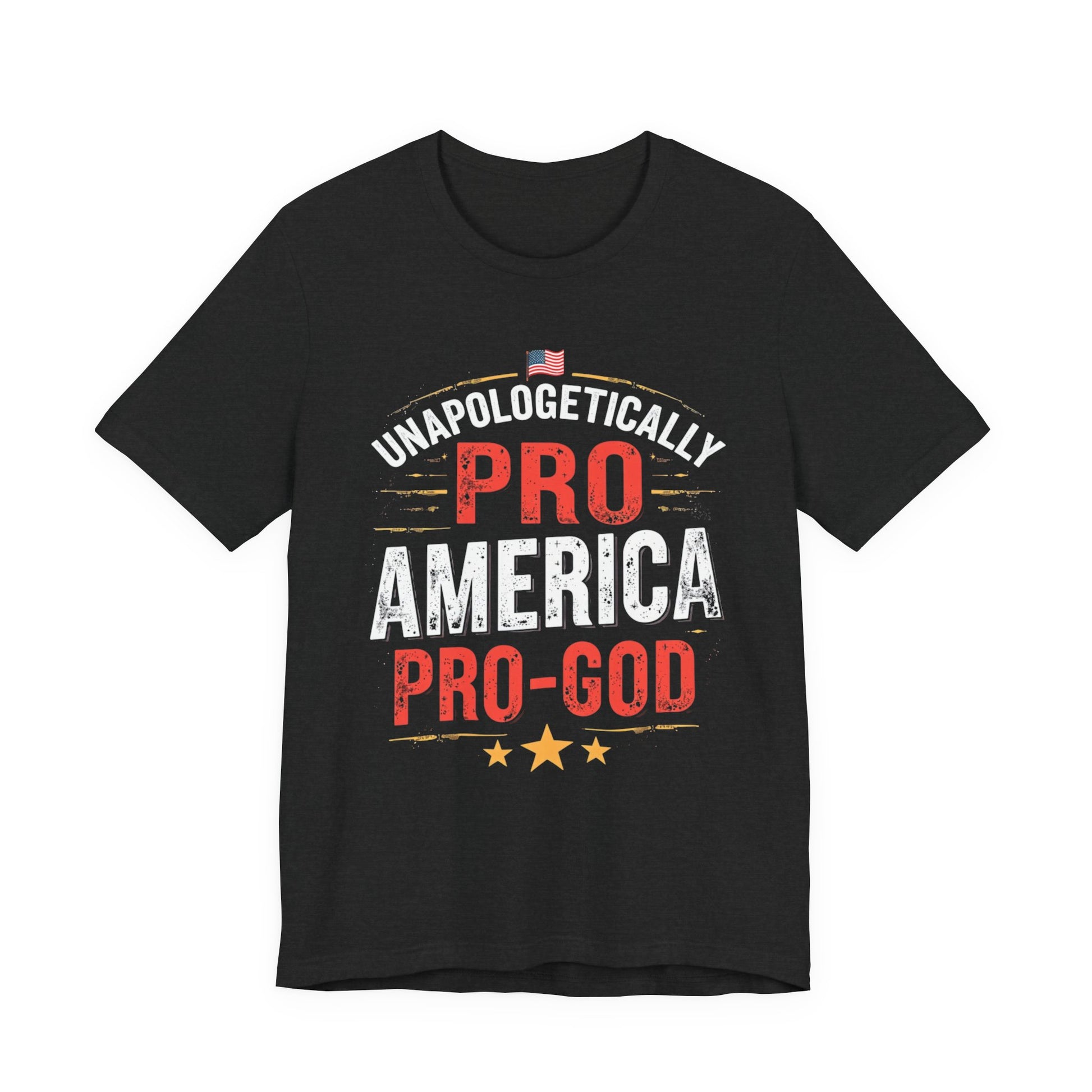 Pro-America Pro-God Tee - Patriotic Jersey T-Shirt - Psychonaut Swag