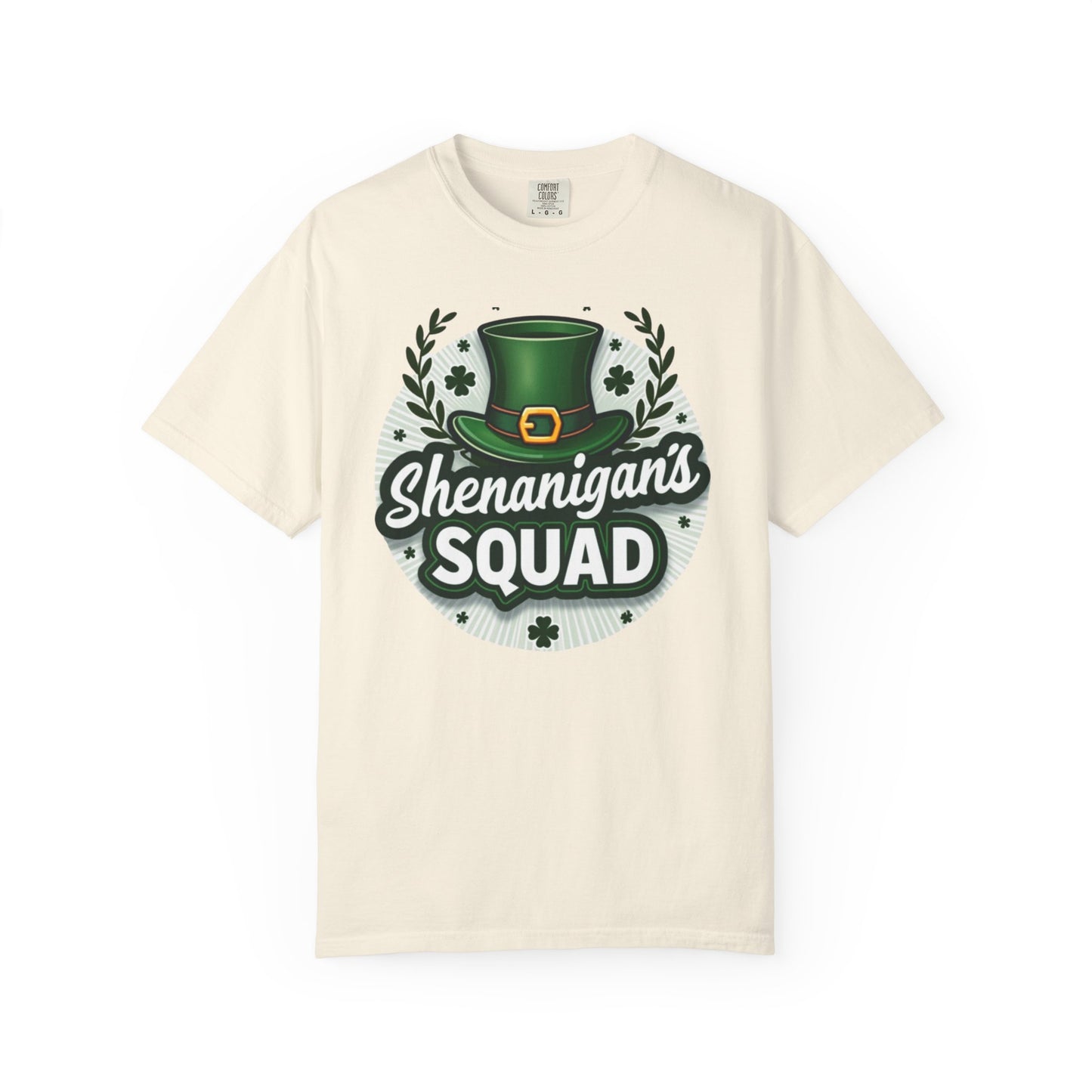 Shenanigan’s Squad T-Shirt — St. Patrick’s Day Leprechaun Hat Tee