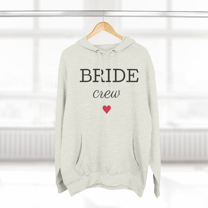Bride Crew, Three-Panel Fleece Hoodie - Psychonaut Swag