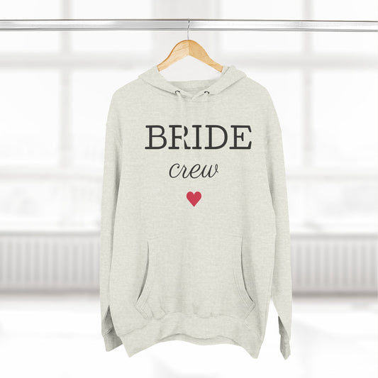 Bride Crew, Three-Panel Fleece Hoodie - Psychonaut Swag