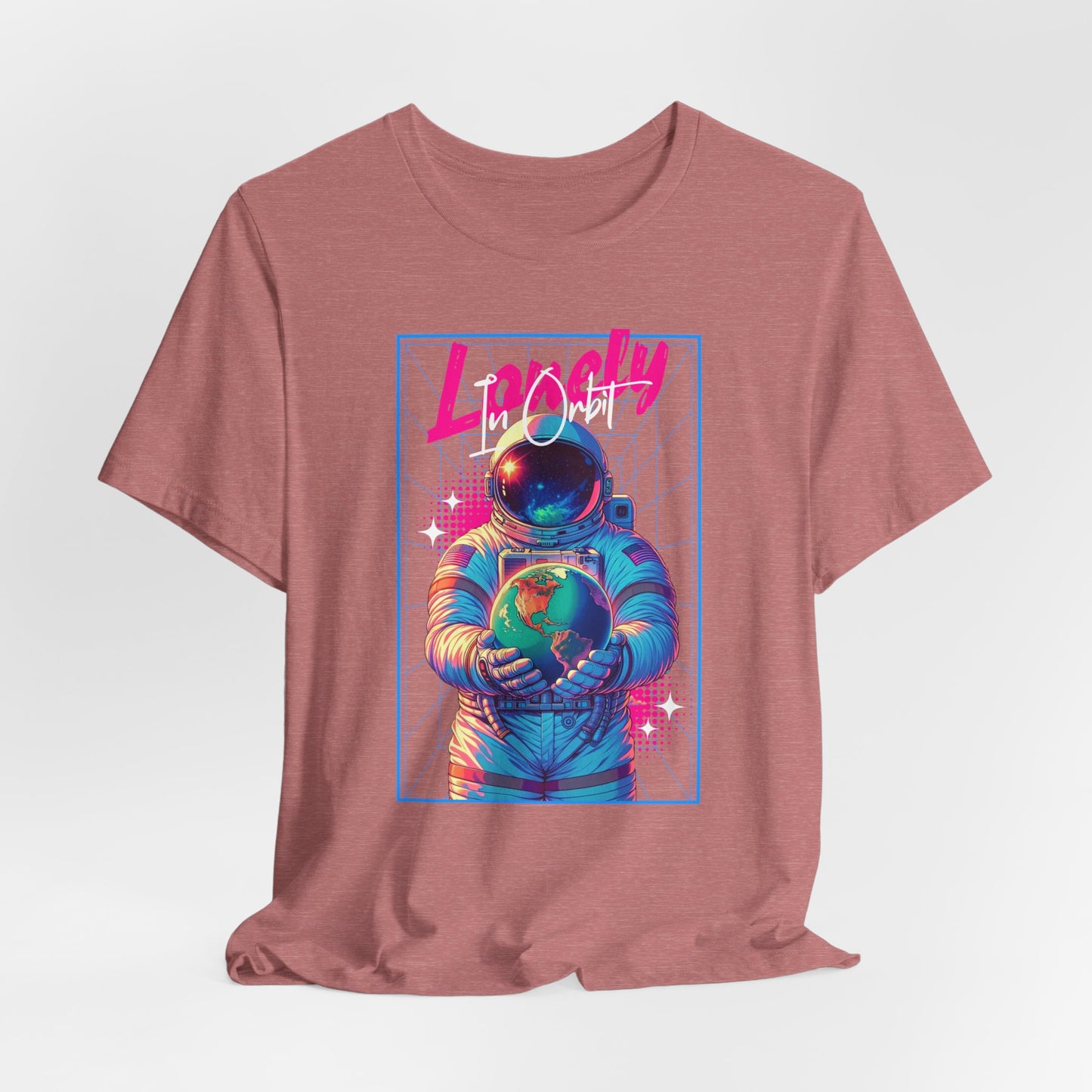 Astronaut Explorer Tee — "Lonely in Orbit" Space Graphic T-Shirt