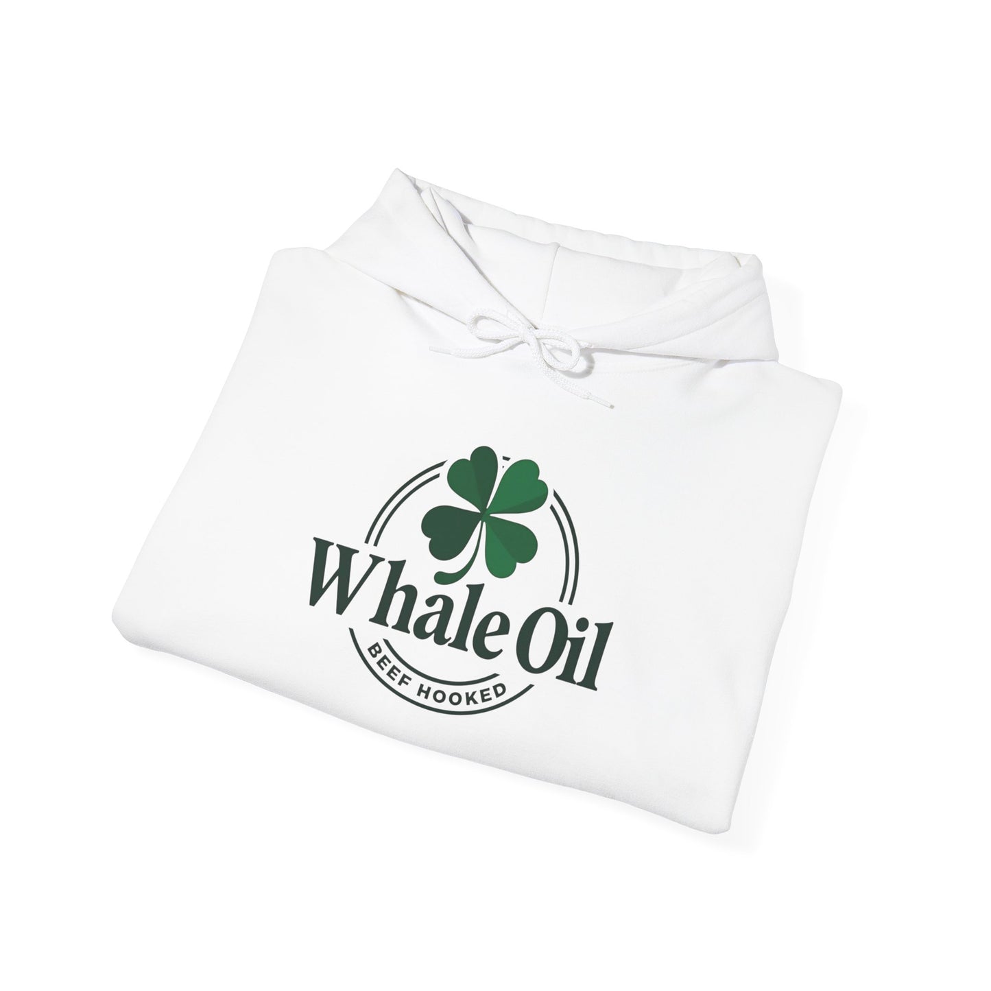 Whale Oil Beef Hooked, Unisex Heavy Blend™ Hooded Sweatshirt