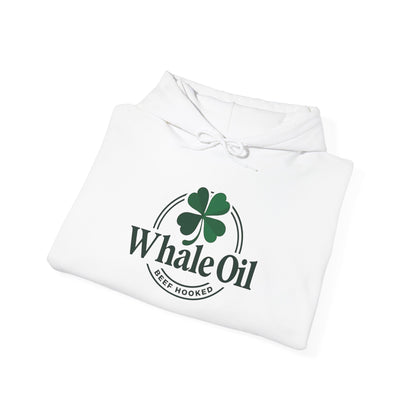 Whale Oil Beef Hooked, Unisex Heavy Blend™ Hooded Sweatshirt