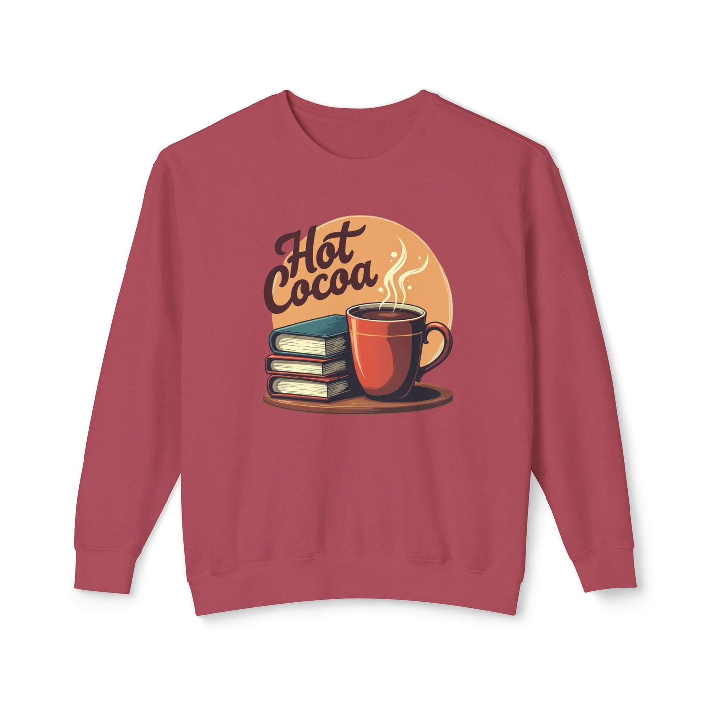 Hot Cocoa & Books Sweatshirt — Cozy Reading Crewneck