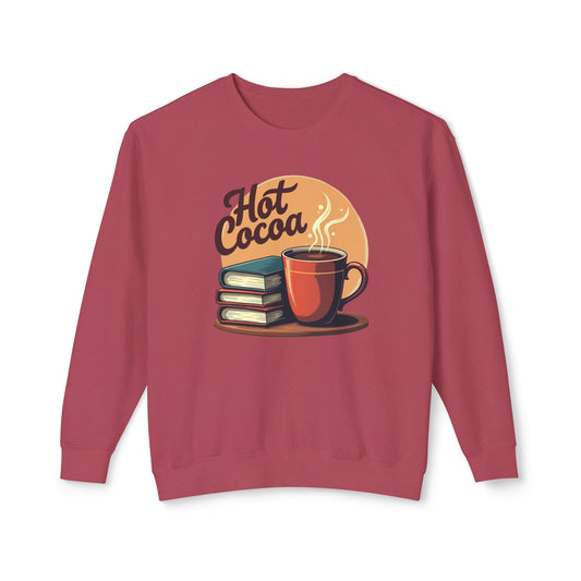 Hot Cocoa & Books Sweatshirt — Cozy Reading Crewneck