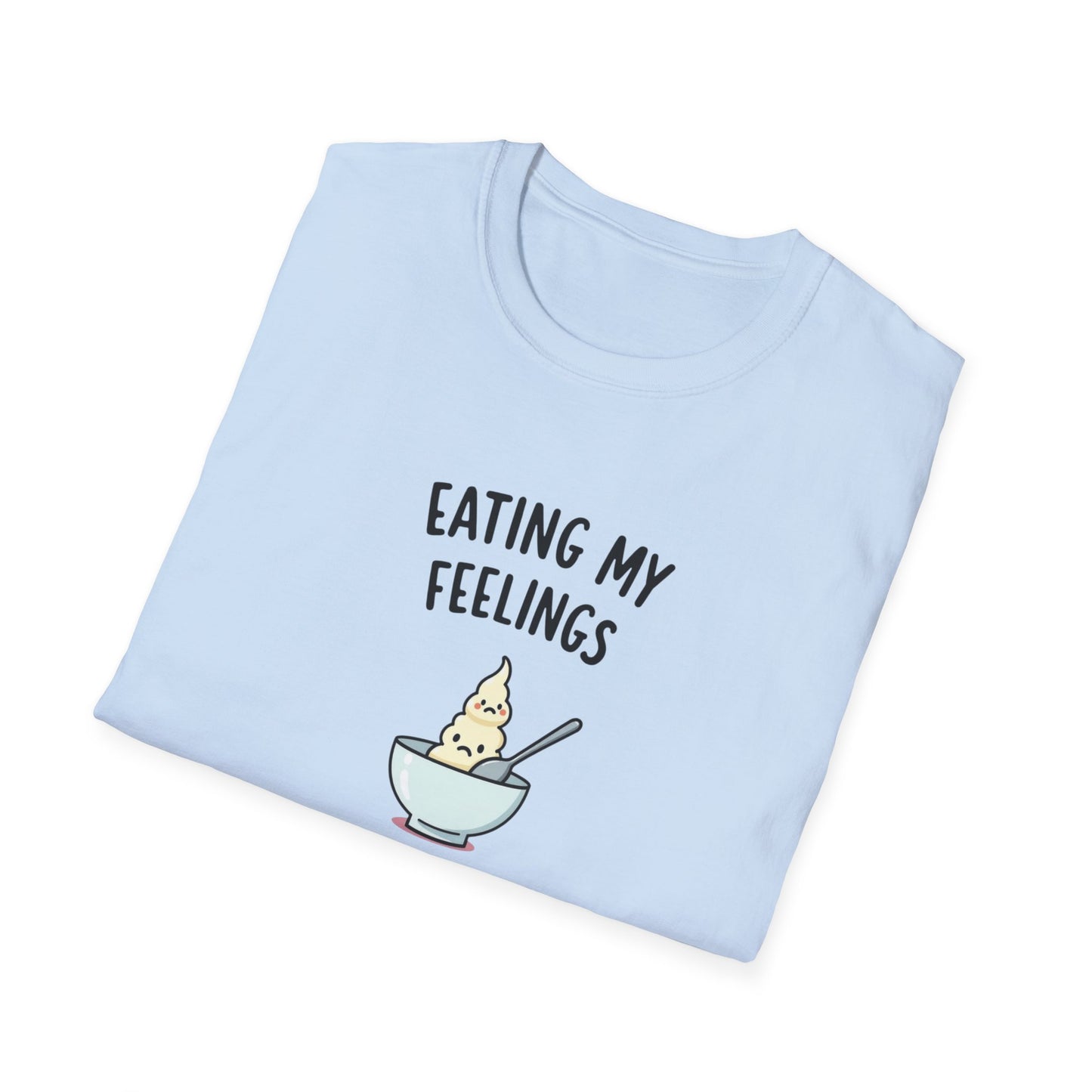 Eating My Feelings - Cute Casual Wear, Gift for Food Lovers, Funny Tee for Self-Care Days, Fun Summer [...] - Psychonaut Swag