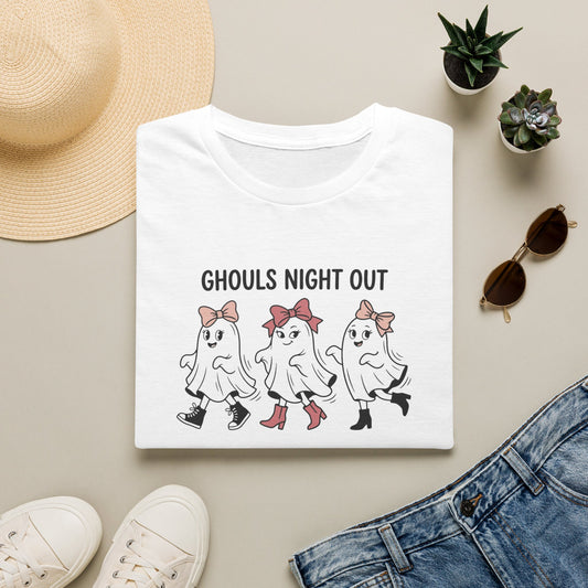 Ghouls Night Out T-Shirt — Cute Cartoon Ghosts Halloween Tee