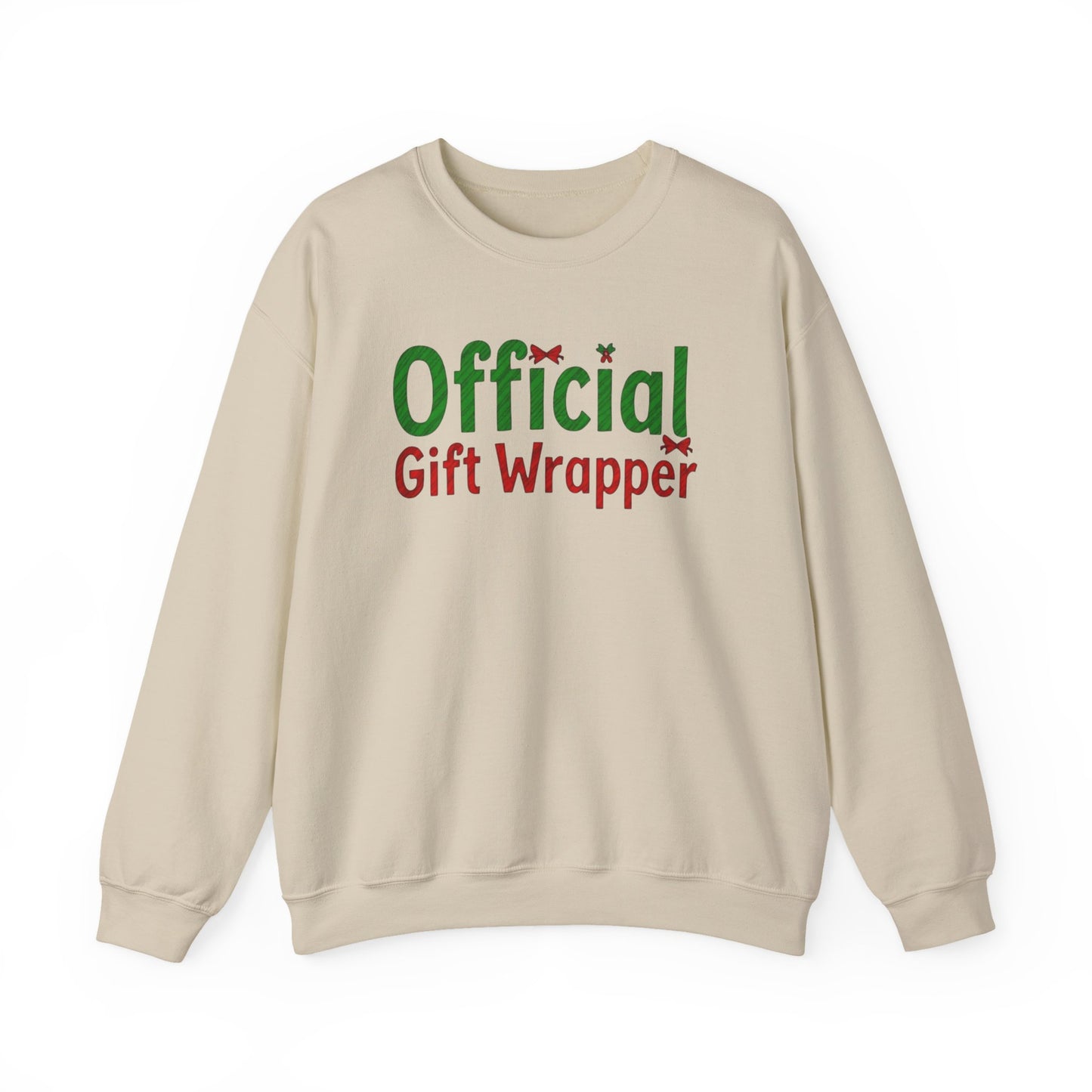Christmas 'Official Gift Wrapper' Sweatshirt - Funny Holiday Gift Wrapping Tee