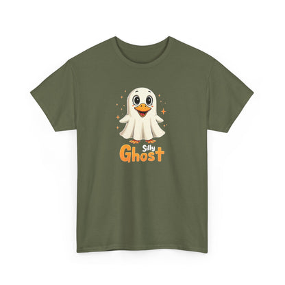 Silly Ghost T‑Shirt — Cute Halloween Ghost Tee for Kids & Adults