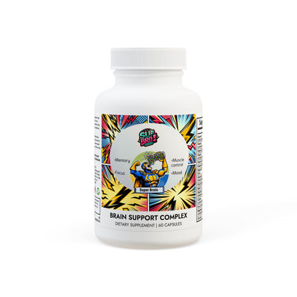 Super Brain, Brain Support Complex Supplement (60 Capsules) - Psychonaut Swag