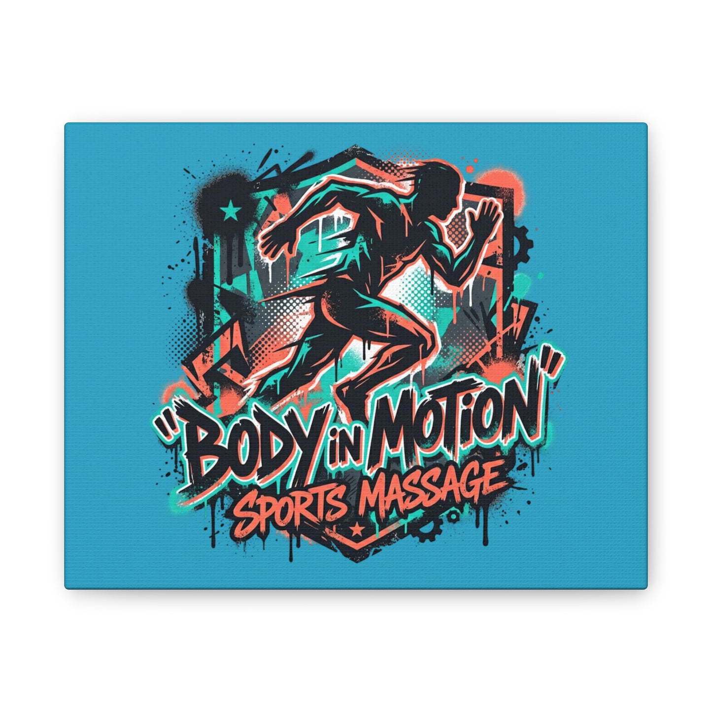 Sports Massage, Canvas: 'Body in Motion - Sports Massage' Stretched Wall Art