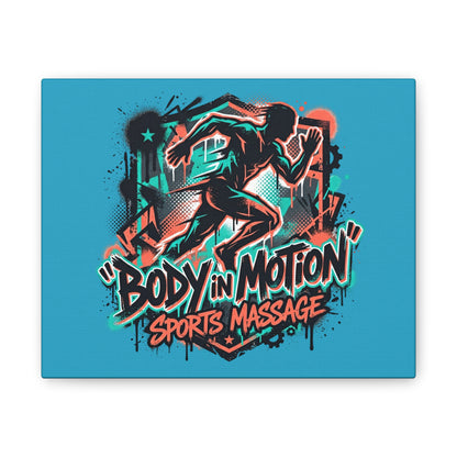 Sports Massage, Canvas: 'Body in Motion - Sports Massage' Stretched Wall Art