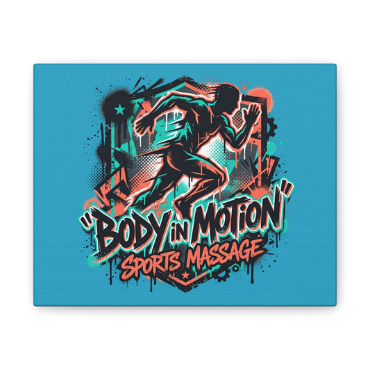 Sports Massage, Canvas: 'Body in Motion - Sports Massage' Stretched Wall Art