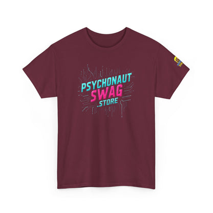 Psychonaut Swag, Human Billboard, Unisex Heavy Cotton Tee
