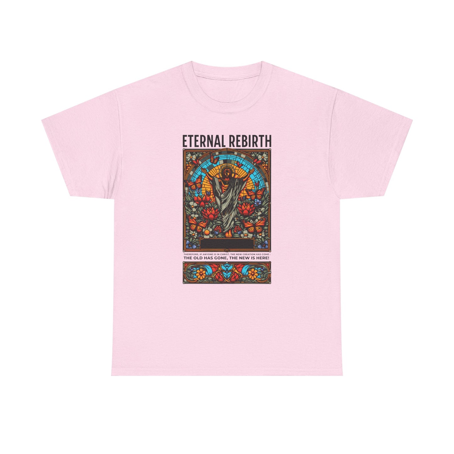 Eternal Rebirth Tee — Floral Mandala Stag Graphic T-Shirt