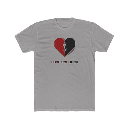 Love Unbound Heart Tee — Split Lightning Heart Graphic T‑Shirt