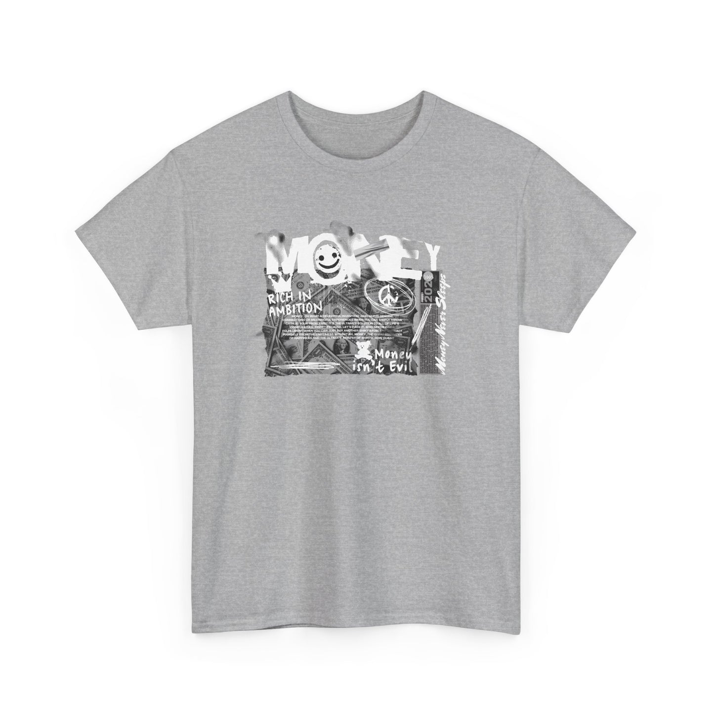 Money Isn't Evil Tee — Inspirational Graphic T-Shirt
