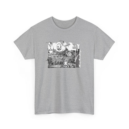 Money Isn't Evil Tee — Inspirational Graphic T-Shirt