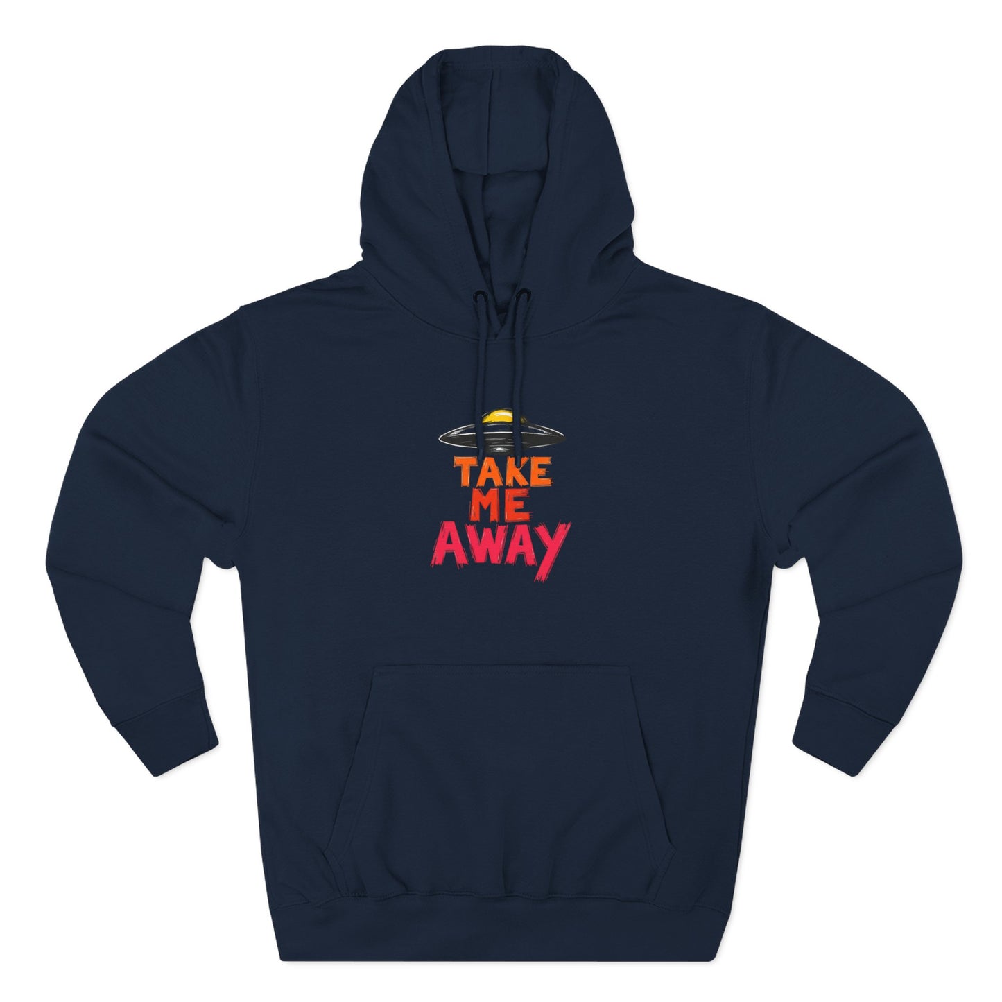 Take Me Away Hoodie — UFO Alien Abduction Graphic Pullover