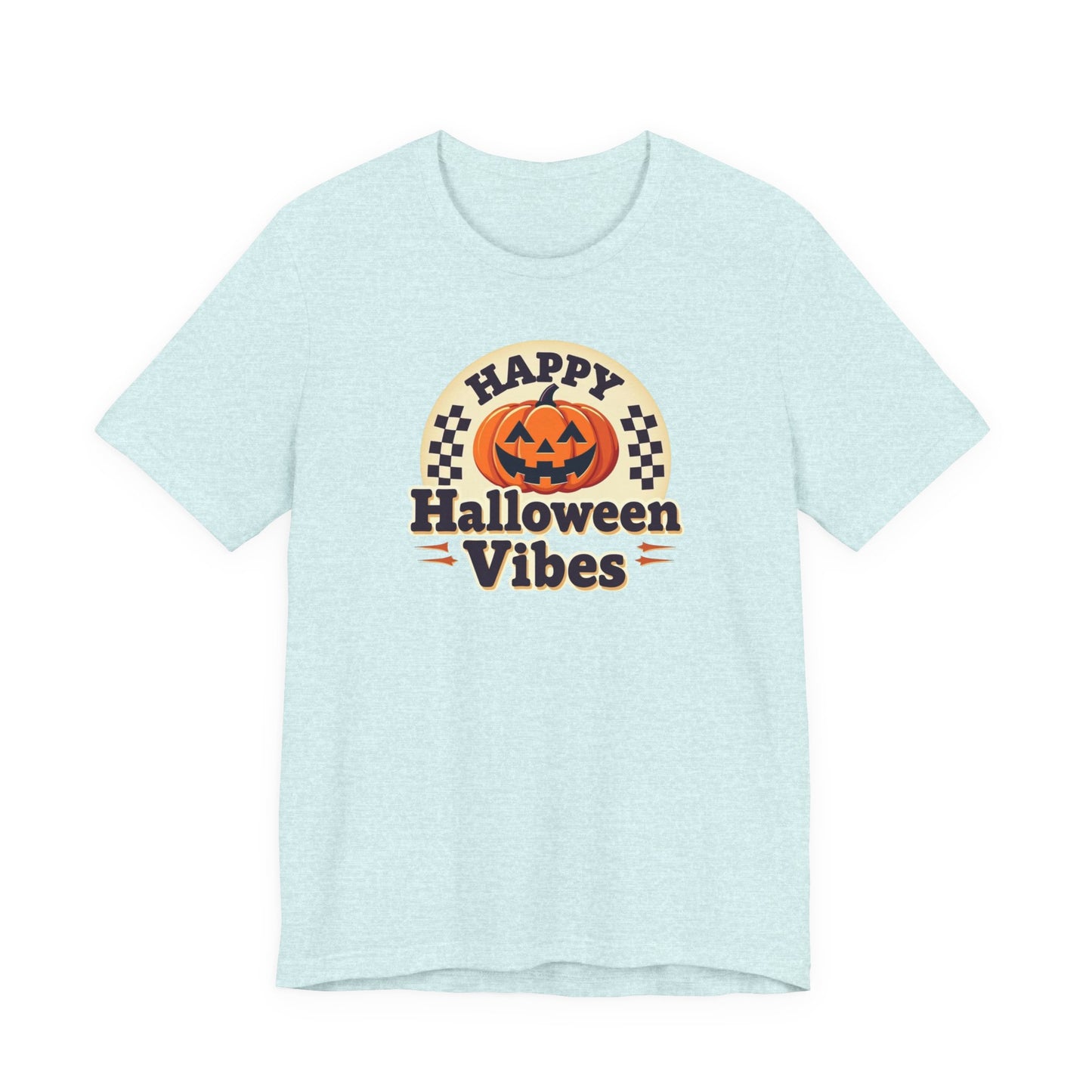 Happy Halloween Vibes Tee — Retro Pumpkin Halloween T-Shirt